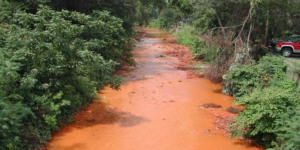 Before picture of the receiving stream taken at the same location as the after one. receiving-stream-before